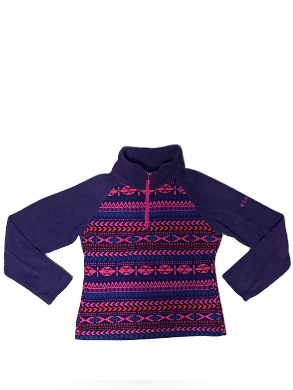 Columbia Glacial Fleece 1/4 Zip Pullover XS 6/6X